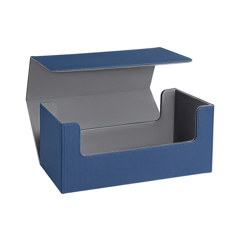 Strong Magnet PU Deck Box Flip Cover Card Brick Storage Case For Standard TCG Collectible Trading Cards