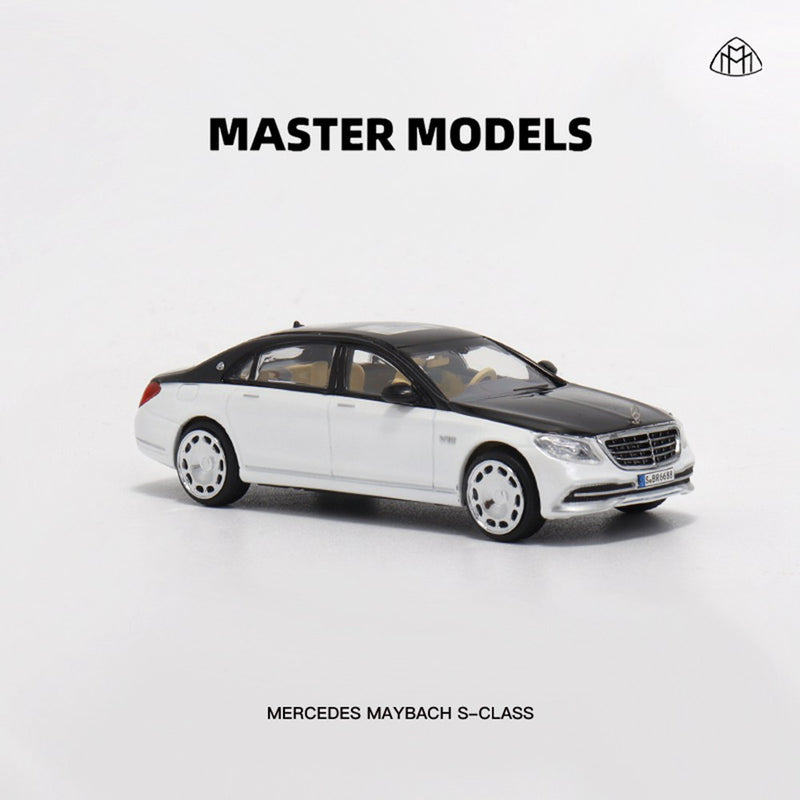 Master 1:64 Mercedes Benz Maybach S-Class S650 Diecast Toys Car Models Collection Miniature Hobby Gifts Double Color