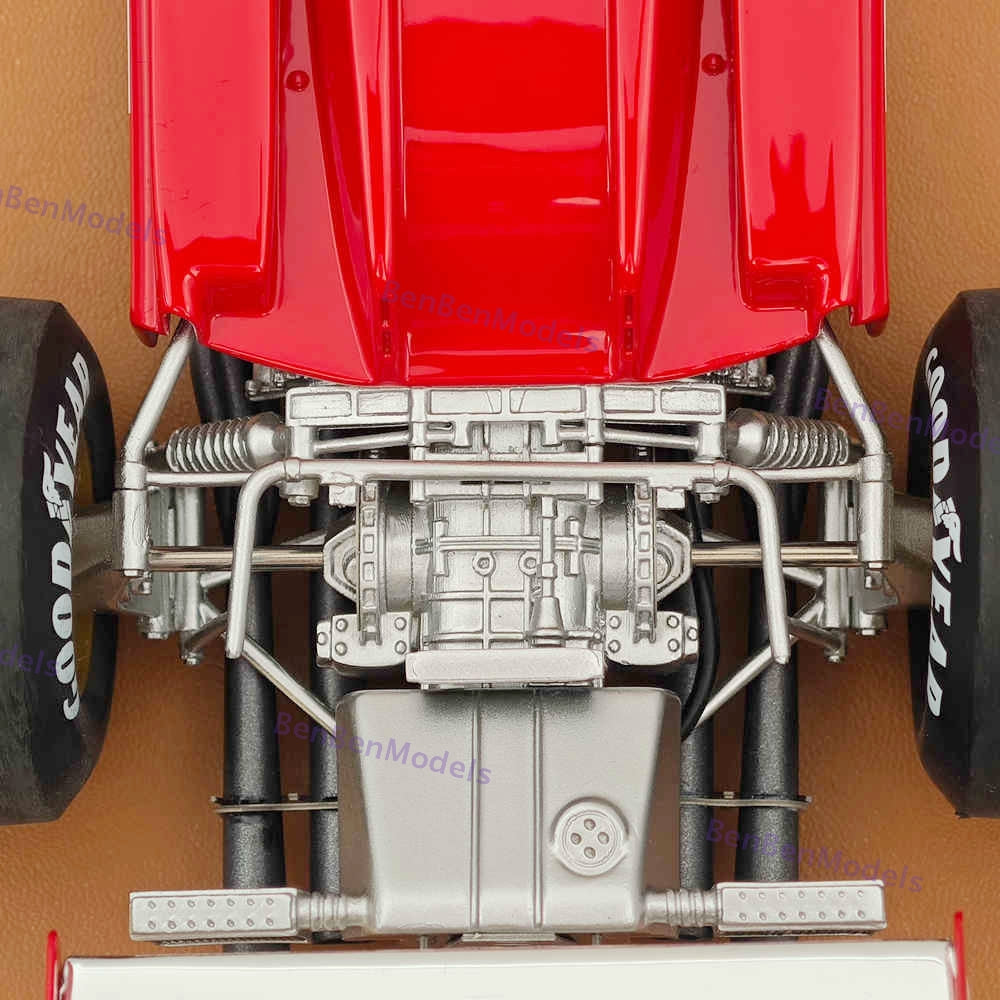 1/18 Tecnomodel Ferrari F1 312 B3-73 #4  MONACO GP 1973 ARTURO MERZARIO Red