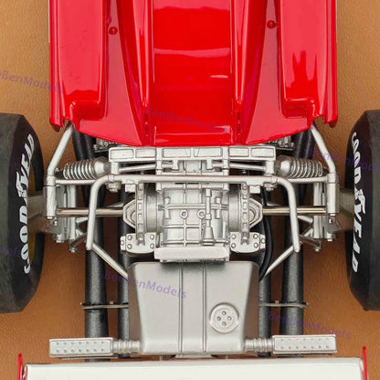 1/18 Tecnomodel Ferrari F1 312 B3-73 #4  MONACO GP 1973 ARTURO MERZARIO Red
