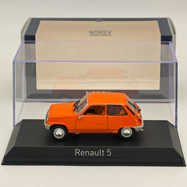 1:43 Norev Renault 5 R5 1972 Diecast Model Cars Limited Collection Orange