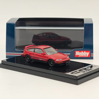 Hobby Japan 1/64 Honda CR-X SiR (EF8) J.D.M. Style Red Pearl HJ643005R Diecast Models Car In Stock - US