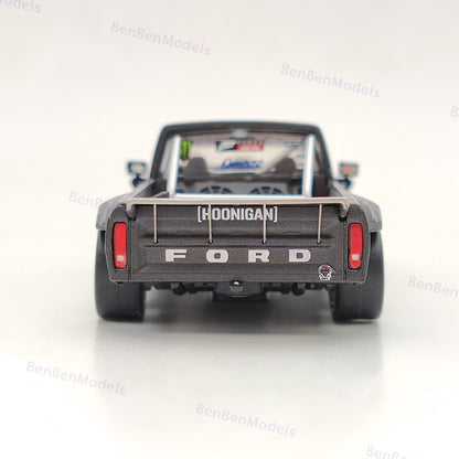1:64 SW Ford Hoonitruck Ken block 1977 F-150 Pick Up Diecast Model Car Limited