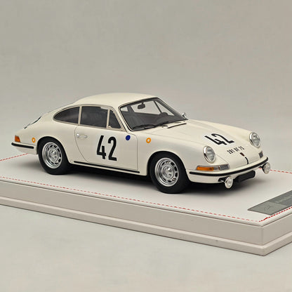 Ivy Merit 1/18 Porsche 911s 1967 Le Mans Blanc 42# Résine de collection de haute qualité