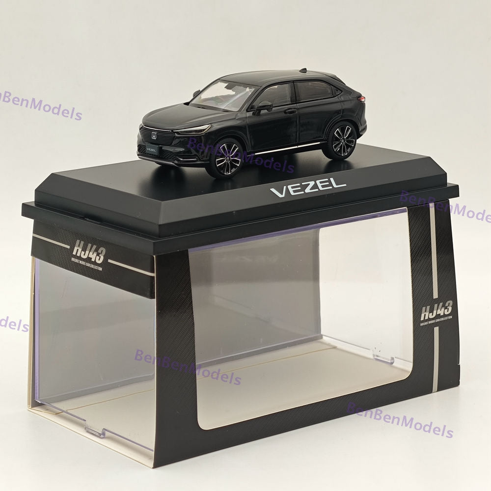 Hobby Japan 1/43 VEZEL Crystal Black Pearl HJ431002BK Diecast Model Car Limited