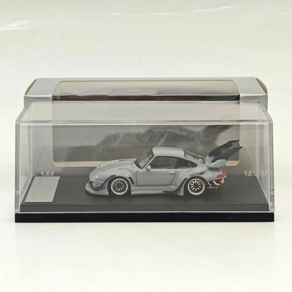 1:64 SW 993 911 Cement Grey Low & High Wing Diecast Model Car Collectible