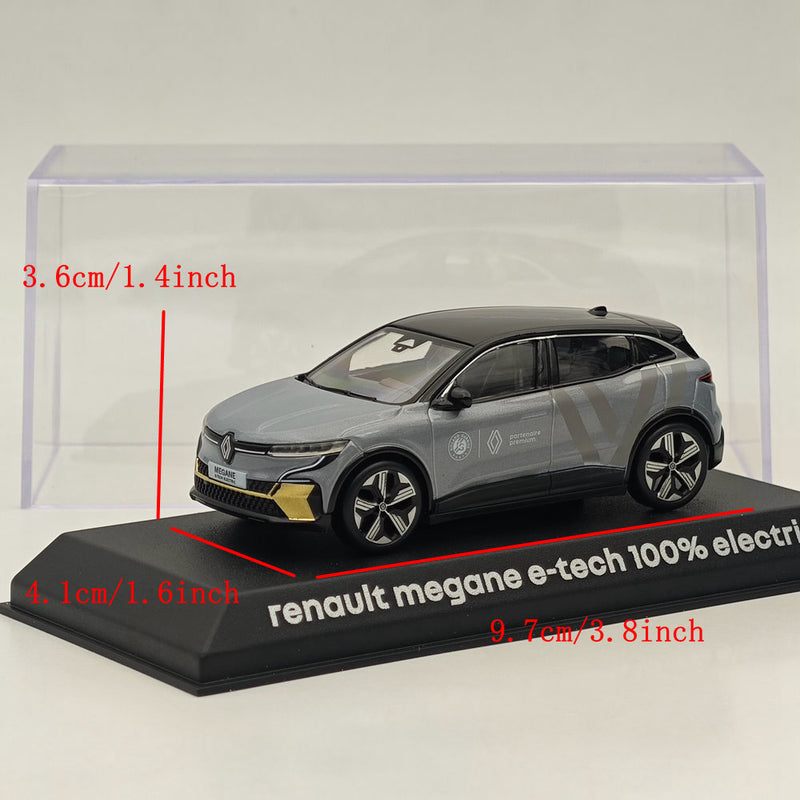 1/43 Norev Renault Megane E-Tech 100% Electric Partenaire Premium Diecast Grey