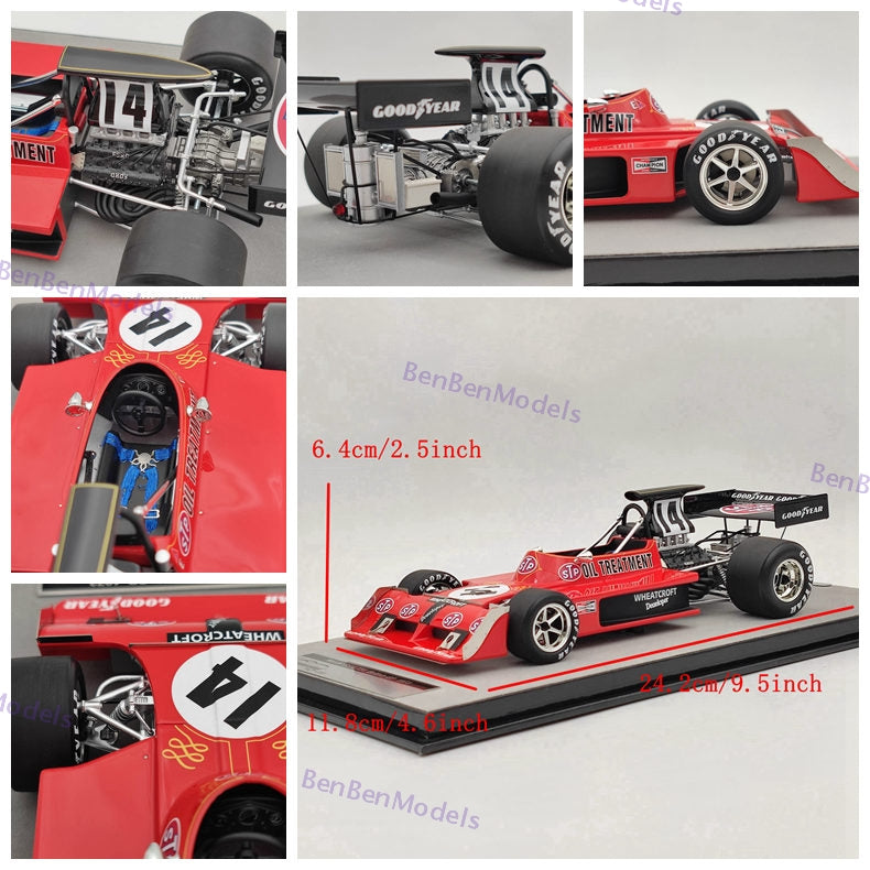1/18 Tecnomodel March Ford 731 1973 British GP #14 R. Williamson TM18-289B Resin