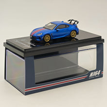 Hobby Japan 1:64 SUBARU BRZ STI Peaformance WR Blue Pearl with Stripe HJ642047DSBL Diecast Models Car Collection