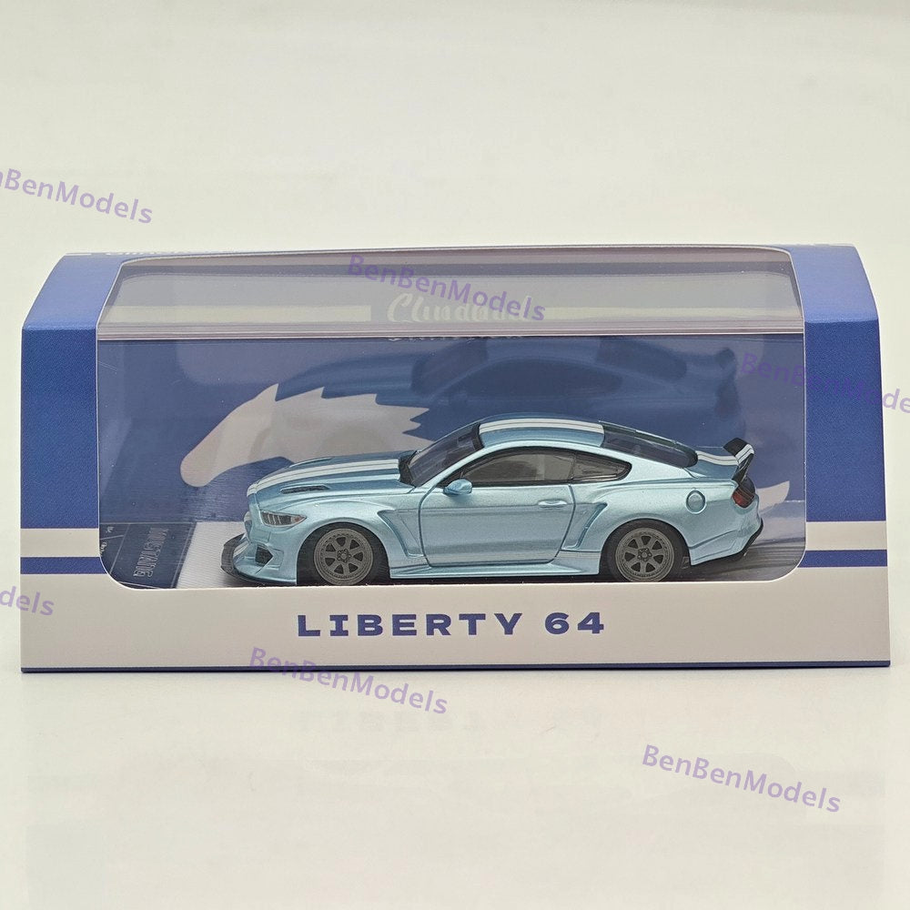 1:64 Liberty Mustang Clinched Widebody Muscle Sports Diecast Metal Car