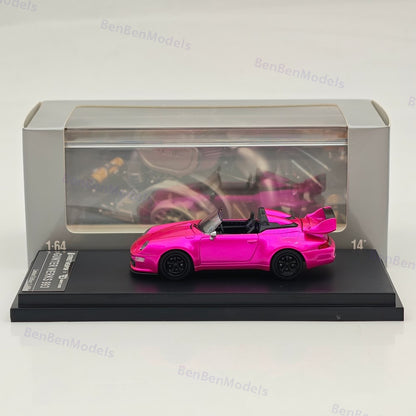SW 1:64 Porsche Gunther Werks 993 Remastered Diecast Model Car - Four styles are