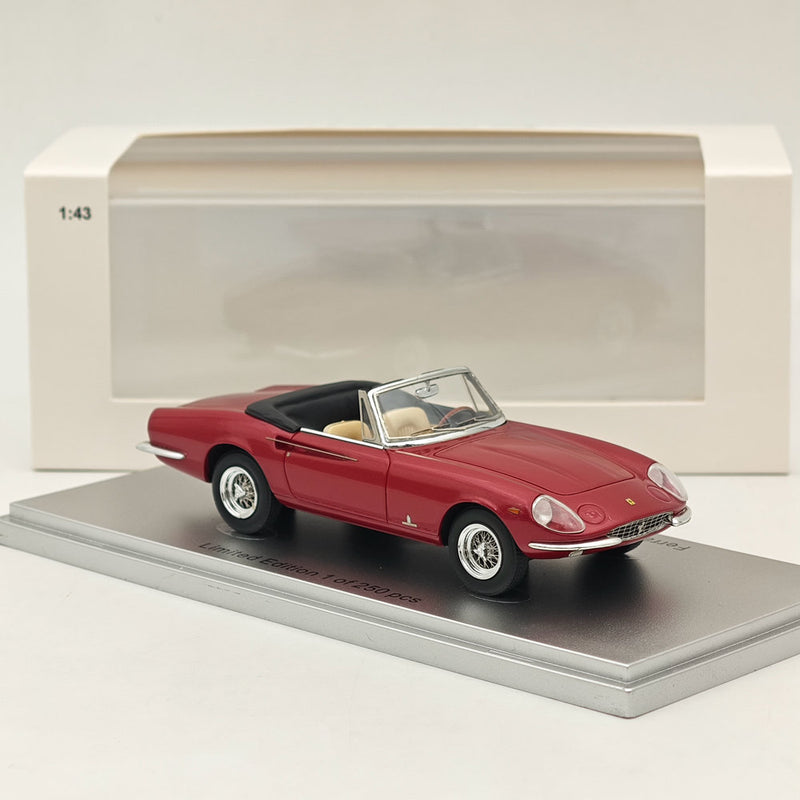 Kess-Model 1/43 Ferrari 365 California Spyder Open Burgundy KE43056281 Red 1966