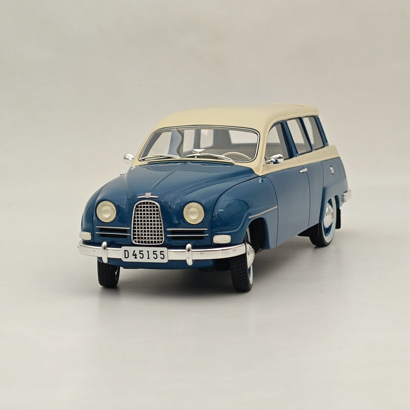 CULT 1:18 SAAB 95 1963 blue-white CML090-1 Resin Models Car Limited Collection