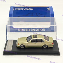 1:64 SW Mercedes Benz W140 S600 Yellow Limited 499 Diecast Model Car Collection