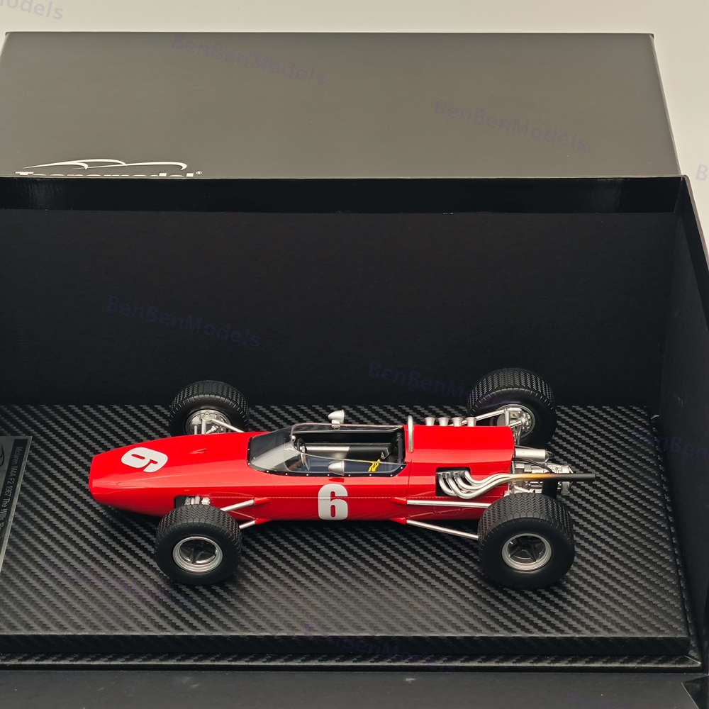 1/18 Tecnomodel McLaren M4A F2 race #6 1967 The Wills Barc 200 Silverstone Bruce
