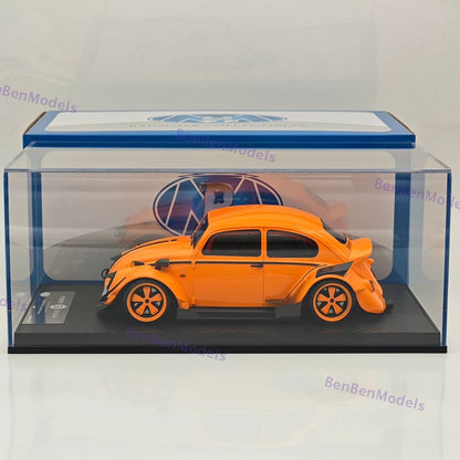 1/18 Volkswagen VW Beetle RWB Robert Design Orange Resin Model Car Limited