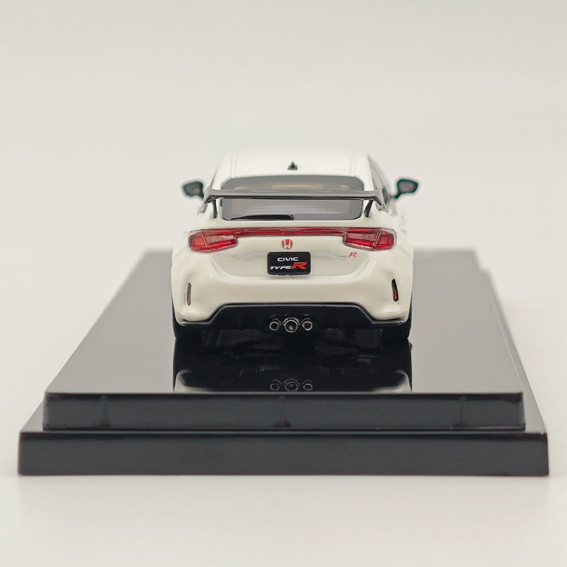 Hobby Japan 1:64 Honda CIVIC TYPE R (FL5) with Engine Display Model Championship White HJ641063W Diecast Car Collection