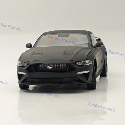 DM 1/18 Scale Replicas Ford Mustang GT 2019 Widebodykit Pack LHD Matt Black