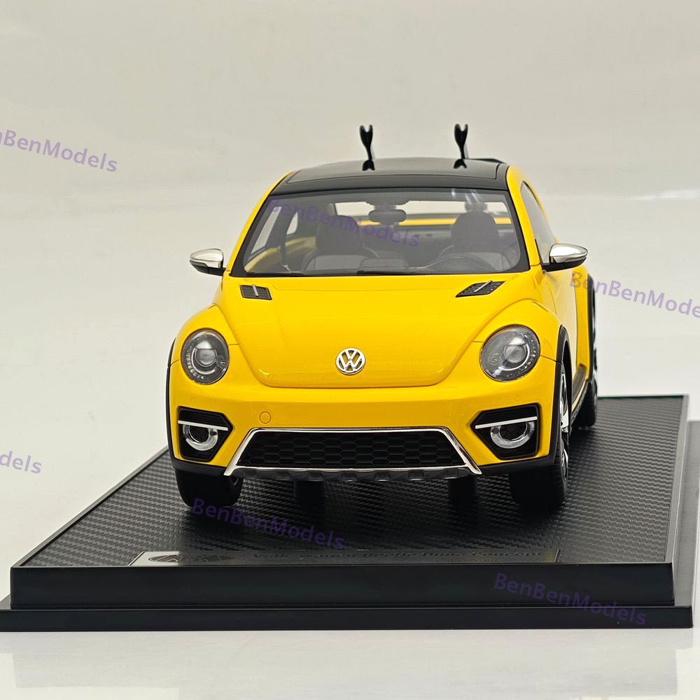1/18 Volkswagen Beetle Dune Concept Radscale Yellow Resin Car Limited Collection
