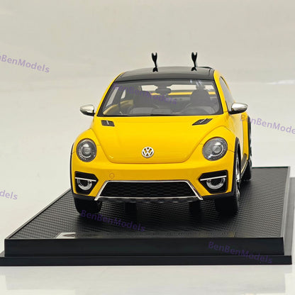 1/18 Volkswagen Beetle Dune Concept Radscale Yellow Resin Car Limited Collection