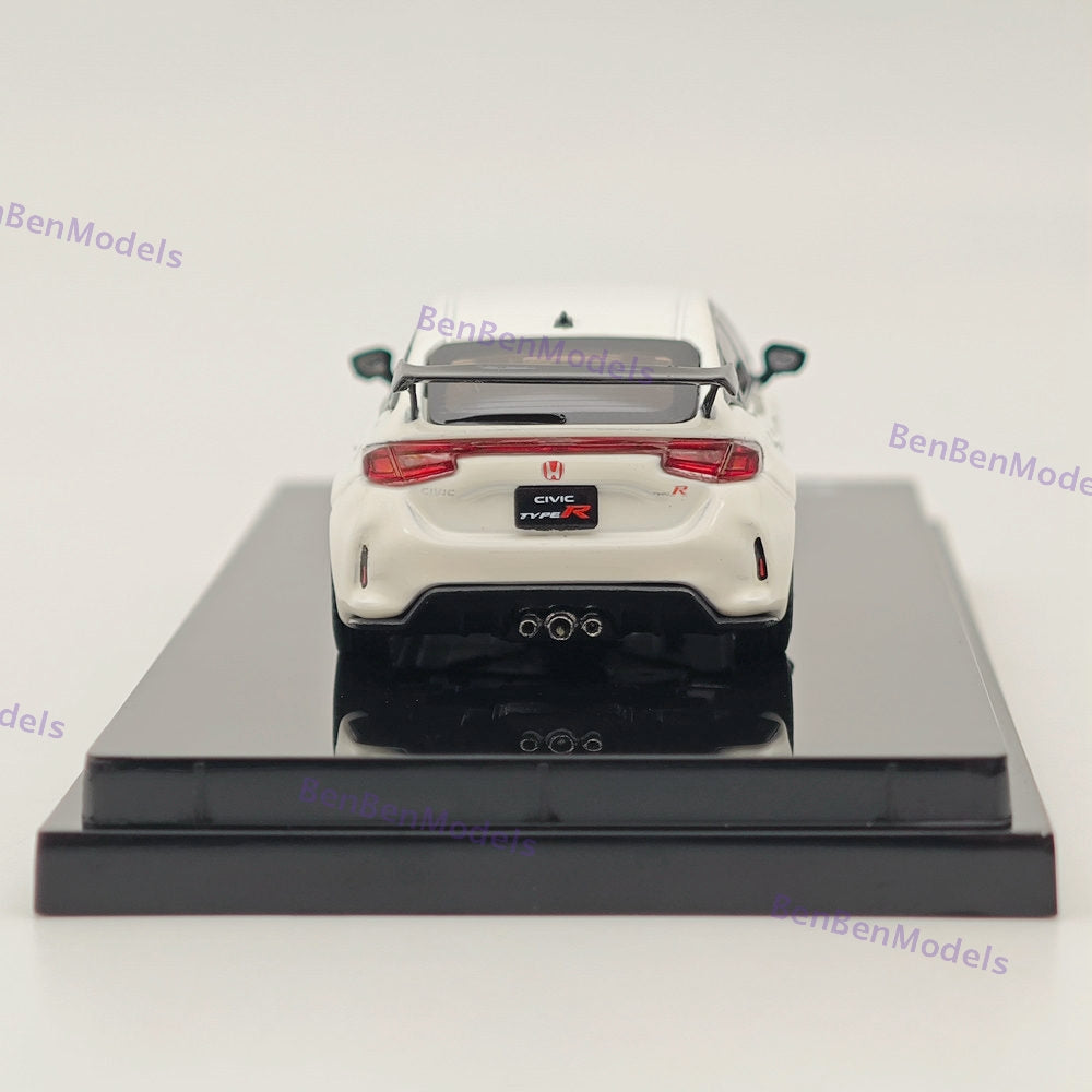 1:64 Hobby Japan CIVIC TYPE R (FL5) White with Engine Display Model Championship