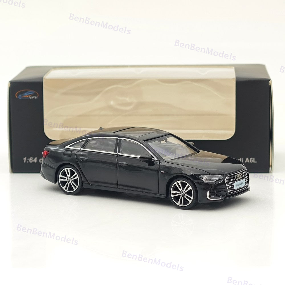 1/64 VAV Audi A6L Diecast Toys Car Models Collection Gifts Silver/Black/White