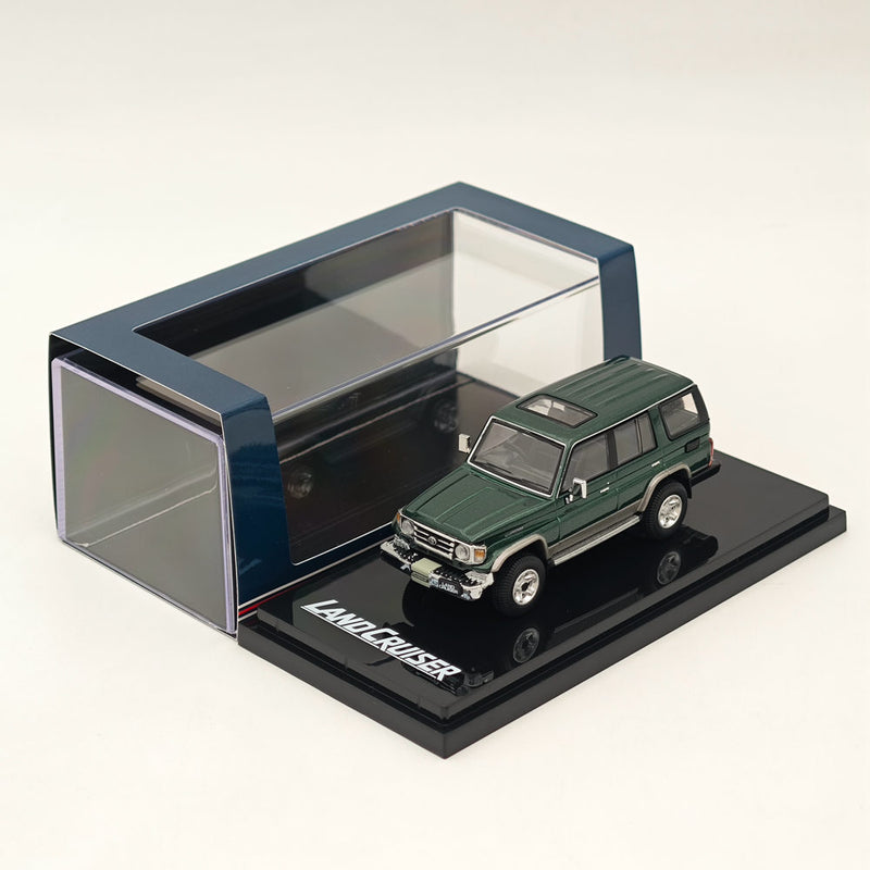 Hobby Japan 1/64 Toyota LANDCRUISER 70 ZX 4DOOR 2001 Diecast Models Car Green