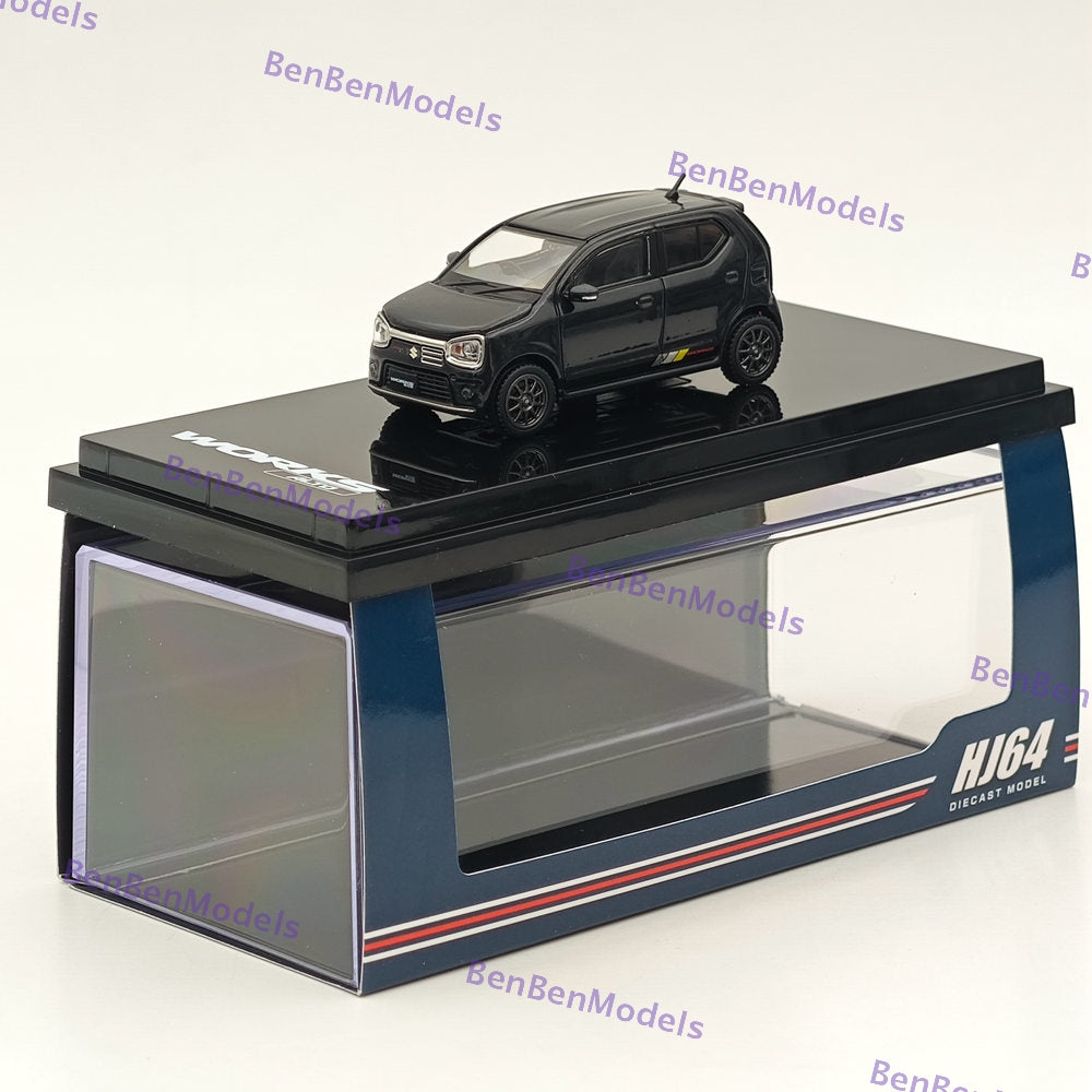 1/64 Hobby Japan SUZUKI ALTO WORKS (HA36S) Bluish Black HJ641070ABK Diecast