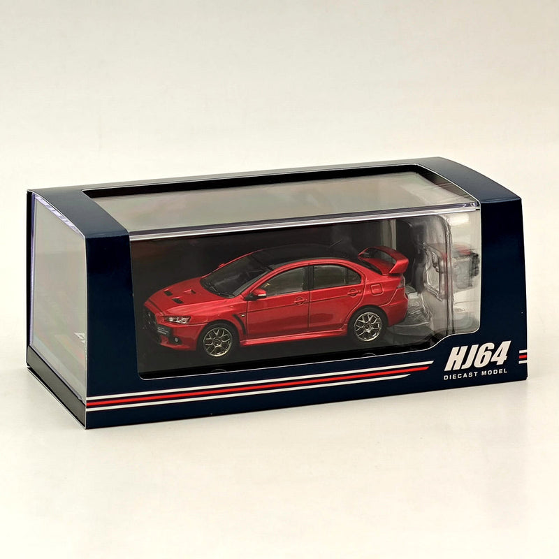 Hobby Japan 1/64 Mitsubishi Lancer Evolution X Final Edition Red HJ642053CR