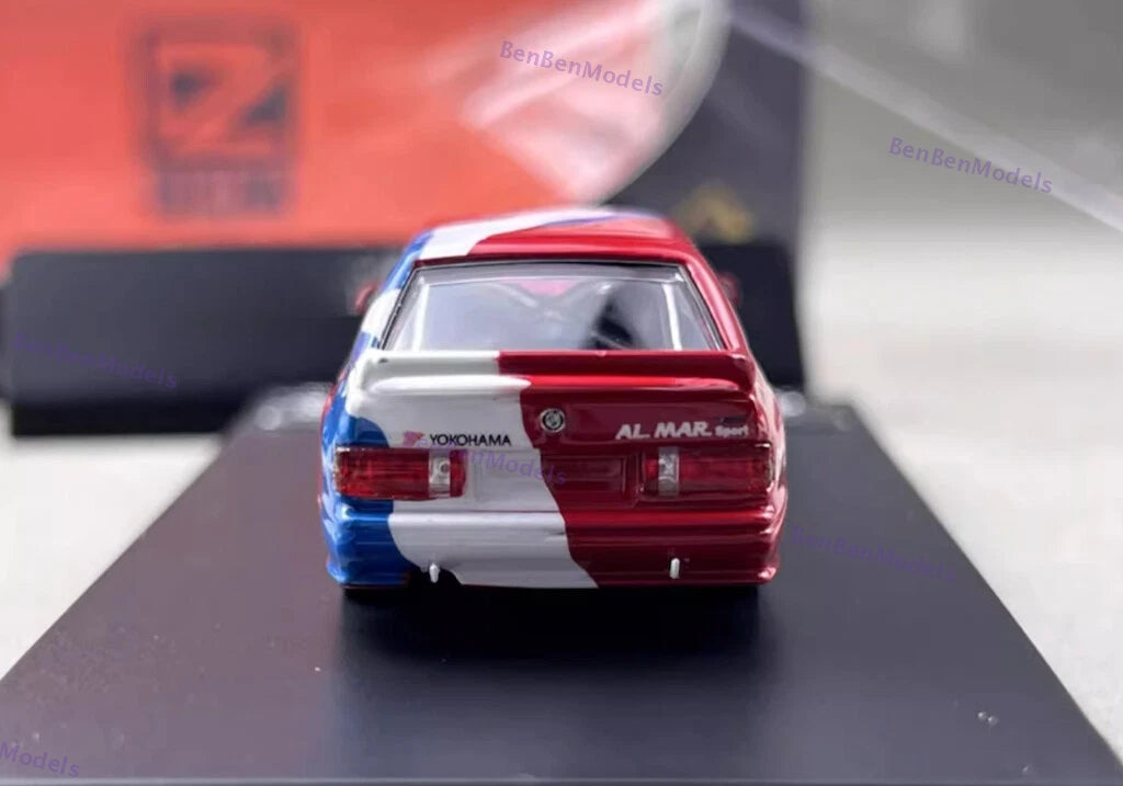1:64 DCM Red Rally BMW M3 E30 Coupe Widebody Sports Diecast Model Car Limited