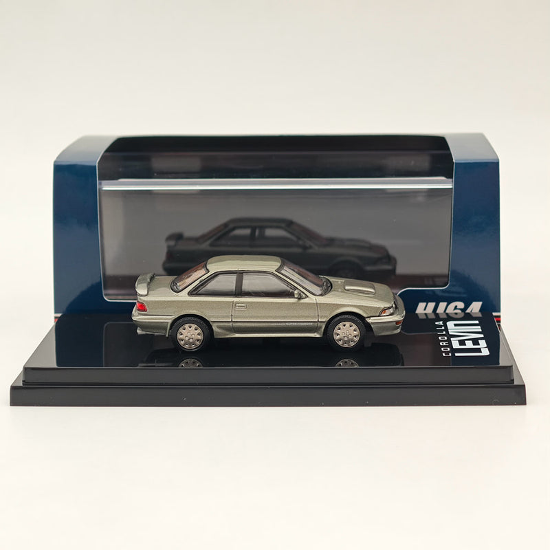 Hobby Japan 1/64 Toyota COROLLA LEVIN GT-Z AE92 Grayish Green Metallic HJ643059ZGY Diecast Model Car