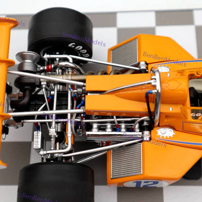 1:18 Replicarz 1972 Indianapolis 500 Peter Revson #12 R184826 Diecast Orange