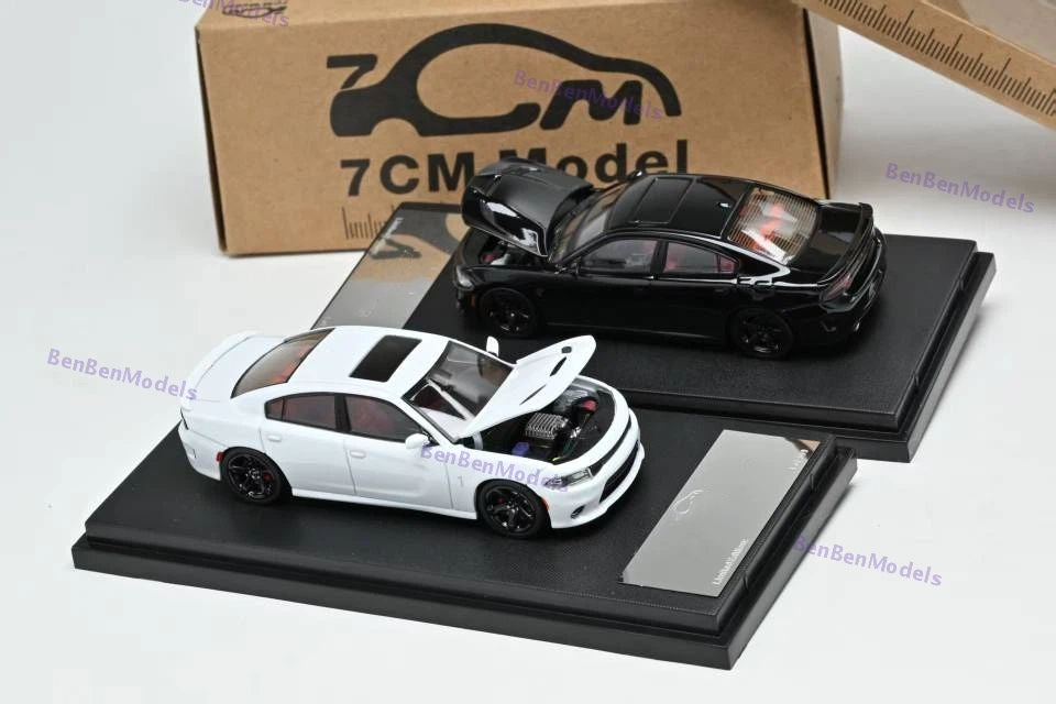 Pre-sale 7CM Model 1:64 2023 Chargr Hellcat Diecast Model Car Limited Collection