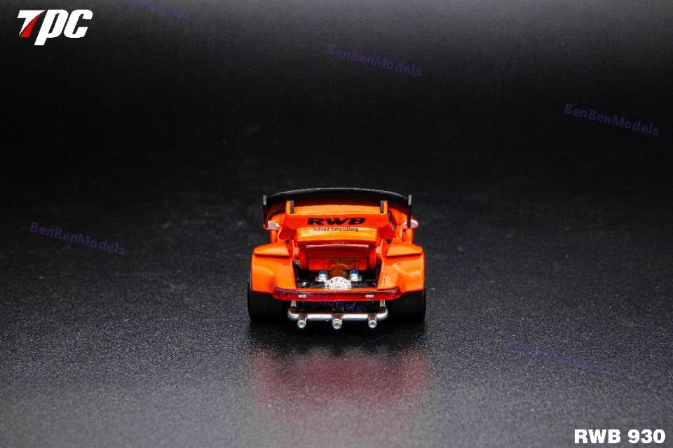 Pre-sale TPC 1:64 Scale 930 Metallic Orange Diecast Model Car Limited Collection