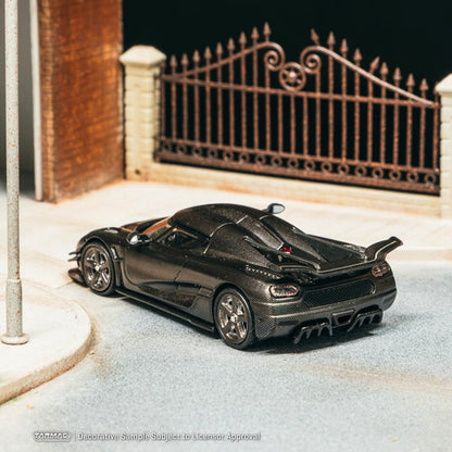 TW 1:64 Coniseger One 1 KNC Full Carbon Black Coniseger Alloy Car Model