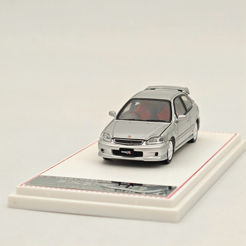 1/64 FH Honda Civic Type R EK9 Silver Diecast Models Car Toy Limited Collection
