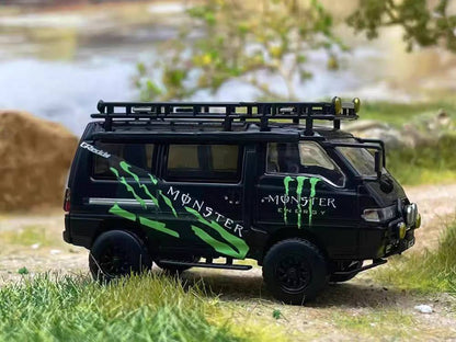 Autobots Models 1:64 for Delica 4X4 Star Wagon Van Diecast Toys Car Miniature Vehicle Hobby Collectible Gifts