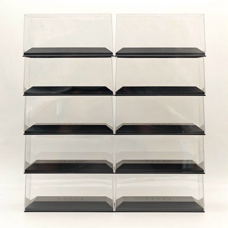 15.3cm 6'' Acrylic Boxes Display Case Stand Box Storing Transparent DustProof for 1:72,1:43 Scale Toys Car Models