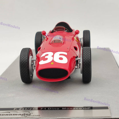 Mythos Series Ferrari 246/256 F1 Dino Monaco GP P.Hill 1960 #36 Tecnomodel 1/18