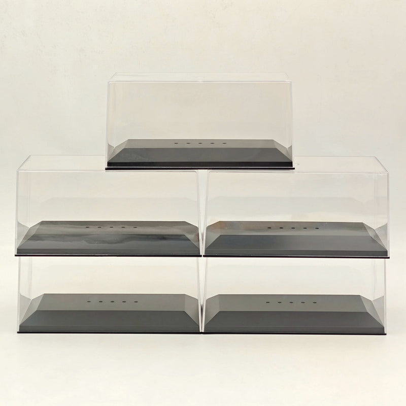 15.3cm 6'' Acrylic Boxes Display Case Stand Box Storing Transparent DustProof for 1:72,1:43 Scale Toys Car Models