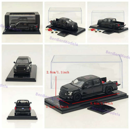 1/64 Funny SHELBY F-150 Shelby Super Snake Pickup Diecast Metal Car Limited
