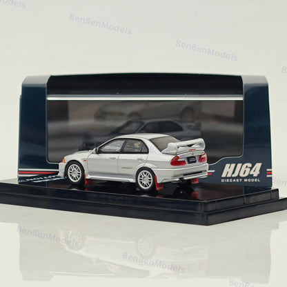Hobby Japan 1/64 Mitsubishi Lancer GSR Evolution V (CP9A)1998 Silver HJ642032AS