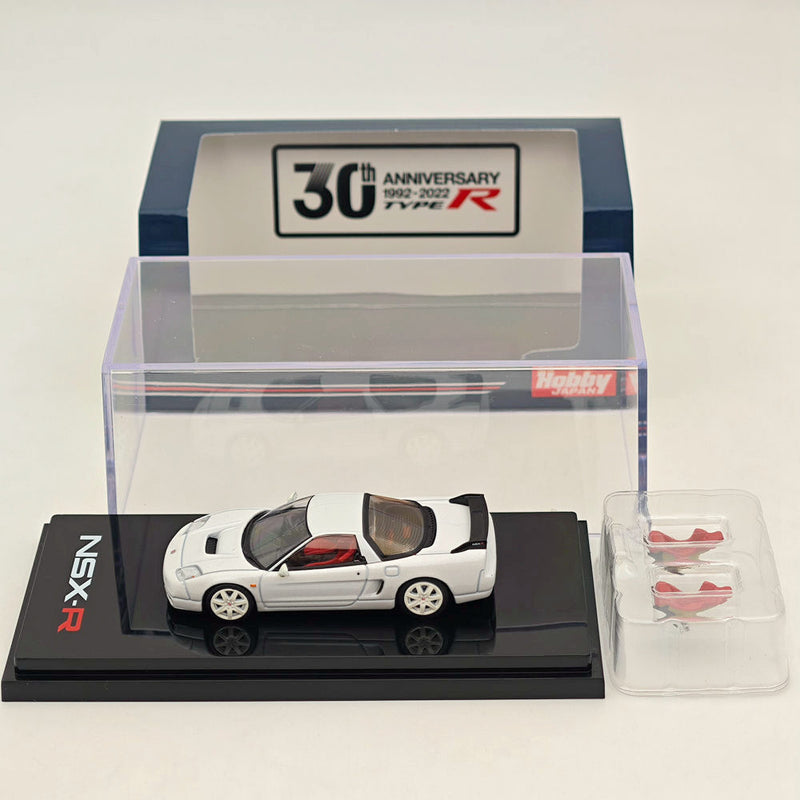 1:64 Hobby Japan Honda NSX-R (NA2) with Genuine Seats Display Models Car White Diecast Models Car Limited Collection