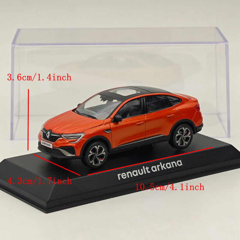 1/43 Norev Renault Arkana RS Line Diecast Model Cars Limited Collection Orange