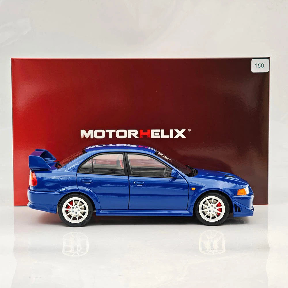 MOTORHELIX 1:18 Lancer Evolution VI GSR T.M.E. 6.5 Full Opening Diecast Model Car