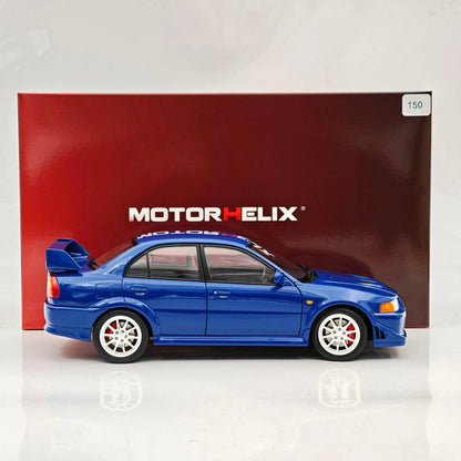 MOTORHELIX 1:18 Lancer Evolution VI GSR T.M.E. 6.5 Full Opening Diecast Model Car
