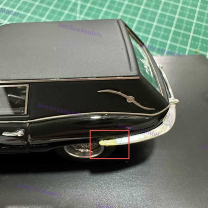 1:43 SCHUCO JAGUAR E-TYPE "HAROLD & AMP MAUDE" FUNERAL CAR - Resin Black Used