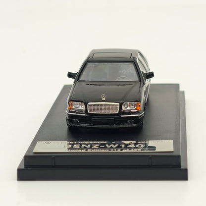 1/64 SW Benz S600 W140 Tiger Head Running S-Class Original Wheels Diecast Model