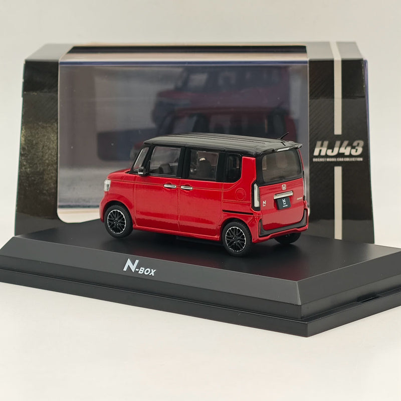 Hobby Japan 1/43 Honda N-BOX Custom Premium Crystal Red Metallic HJ431006RM