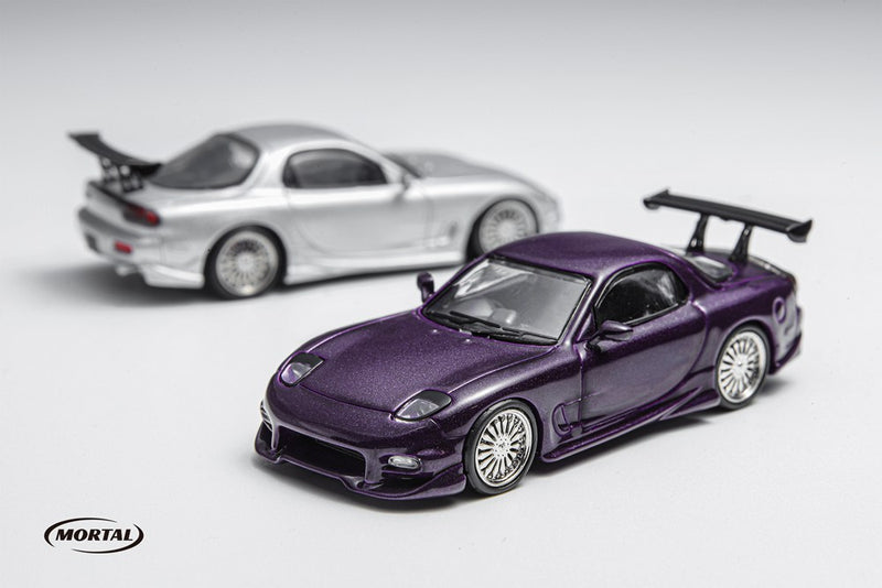 Mortal 1:64 Mazda RX7 Veilside Diecast Toys Car Models Hobby Collection Gifts The Fast and the Furious